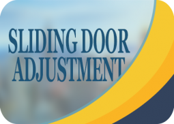 Sliding Glass Door Adjustment Services