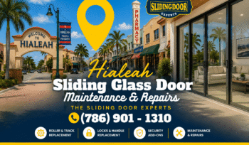 Hialeah sliding glass door repair and maintenance services by The Sliding Door Experts