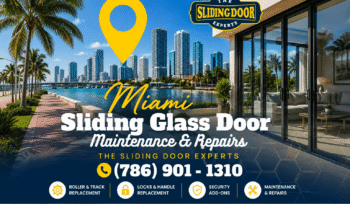 Miami sliding glass door repair and maintenance services by The Sliding Door Experts