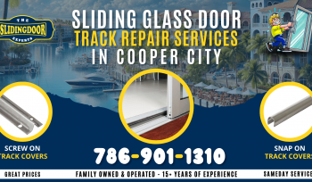 Sliding Glass Door Track Repair in Cooper City