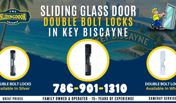 Sliding Glass Door Double Bolt Lock In Key Biscayne