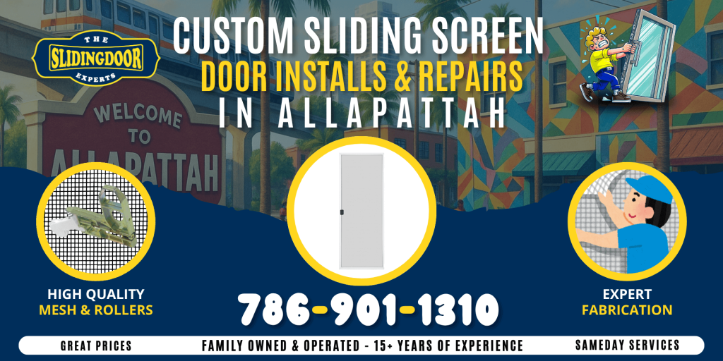Custom Sliding Screen Door Services in Allapattah