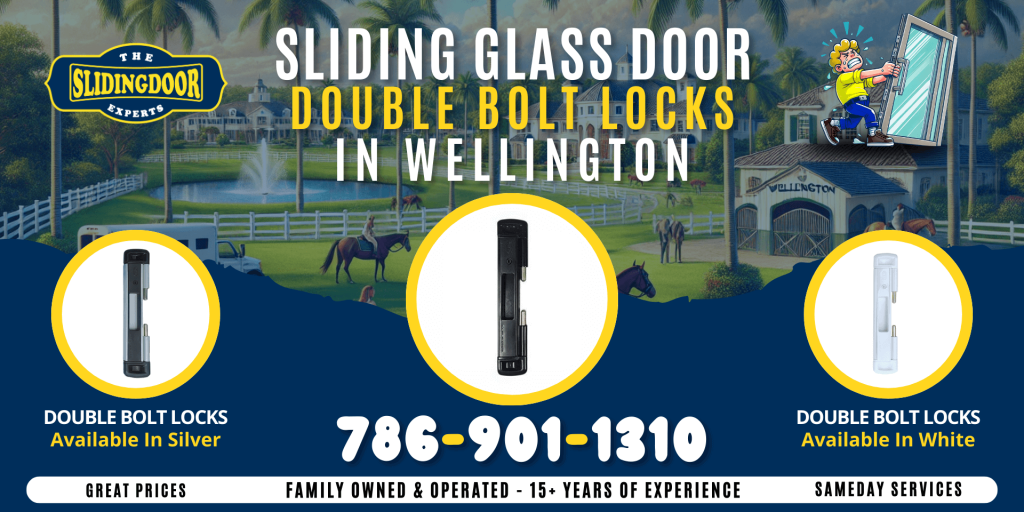 Sliding Glass Door Double-Bolt Lock in Wellington