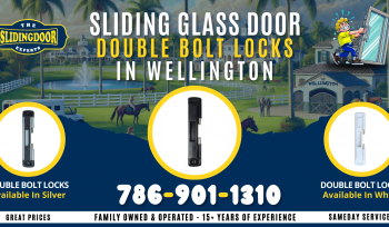Sliding Glass Door Double-Bolt Lock in Wellington