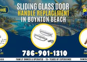 Sliding Glass Door Handle Replacement in Boynton Beach