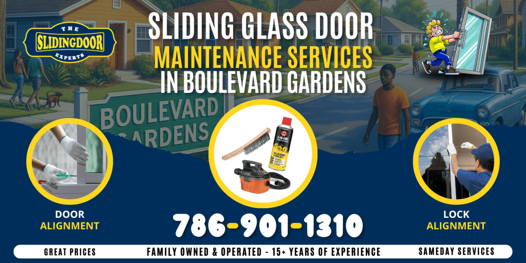 Sliding Glass Door Maintenance Services in Boulevard Gardens