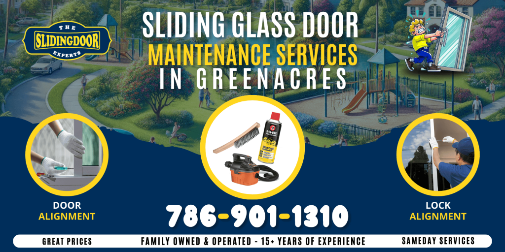 Sliding Glass Door Maintenance Services in Greenacres