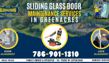 Sliding Glass Door Maintenance Services in Greenacres