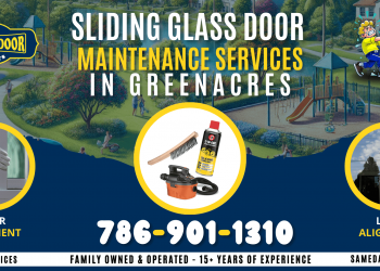 Sliding Glass Door Maintenance Services in Greenacres