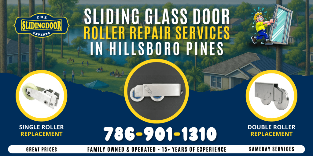 Sliding Glass Door Roller Repair in Hillsboro Pines