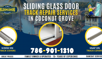 Sliding Glass Door Track Repair in Coconut Grove