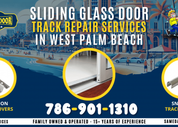 Sliding Glass Door Track Repair in West Palm Beach