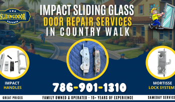 Impact Sliding Glass Door Repair Services in Country Walk