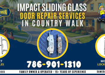 Impact Sliding Glass Door Repair Services in Country Walk