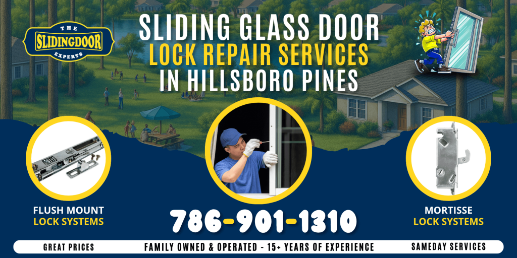 Sliding Glass Door Lock Repair & Replacement in Hillsboro Pines