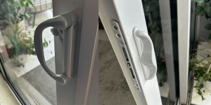 Impact sliding glass door handle and mortise lock hardware for repair and replacement