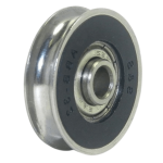 Precision sliding glass door roller with sealed bearing for smooth quiet operation