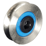Stainless steel sliding glass door roller for corrosion-resistant replacement